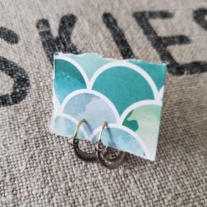 Sundance Catalog Silver and Gold hoops